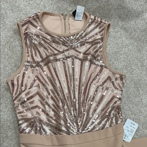 Windsor Beige Sleeveless Jumpsuit - Picture 2 of 3